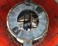 建設(shè)中的安居電站機(jī)組安裝照片